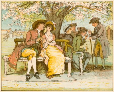 El Pueblo Abandonado por Oliver Goldsmith de Francis S. Walker