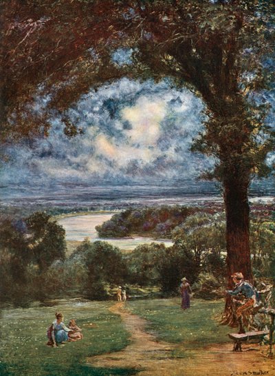 El Támesis en Richmond desde la terraza de Francis S. Walker