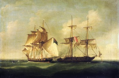 Guerras Napoleónicas: Guerra de las cañoneras (1807-1814) que enfrenta al Reino de Dinamarca y Noruega con la flota británica de Francis Sartorius