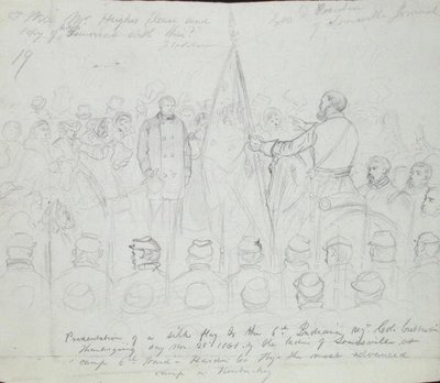 Presentando la bandera de Francis Schell