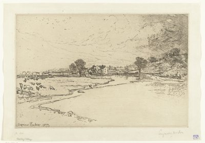 Abadía de Sawley Abadía de Sawley de Francis Seymour Haden (Sir) (signed by artist)