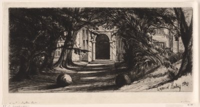 Sala de Mytton de Francis Seymour Haden (Sir) (signed by artist)