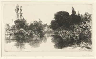 Estanque Estanque Shere Mill de Francis Seymour Haden (Sir) (signed by artist)