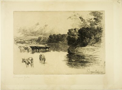Un río de Lancashire de Francis Seymour Haden