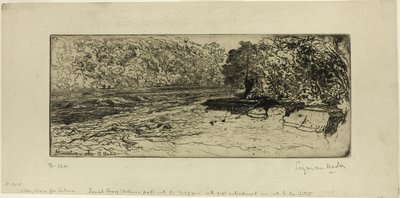 Un lugar probable para un salmón de Francis Seymour Haden