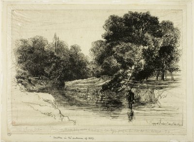 Un río en Irlanda de Francis Seymour Haden