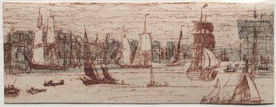 Un boceto de Greenwich de Francis Seymour Haden