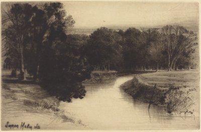 Un atardecer en Irlanda de Francis Seymour Haden