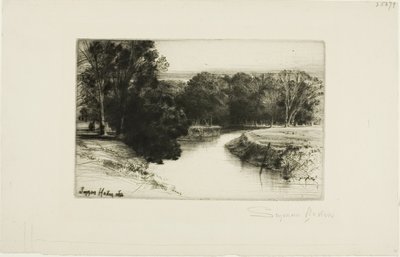 Una puesta de sol en Irlanda de Francis Seymour Haden