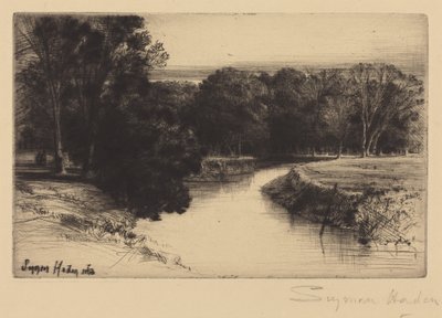 Una puesta de sol en Irlanda de Francis Seymour Haden