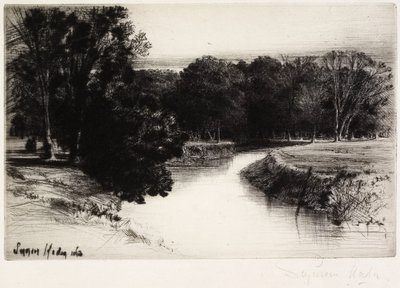 Un atardecer en Irlanda, 1863 de Francis Seymour Haden