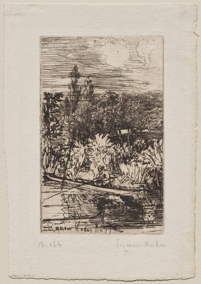 Pesca de Barbo de Francis Seymour Haden