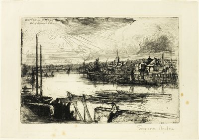 Battersea Reach de Francis Seymour Haden