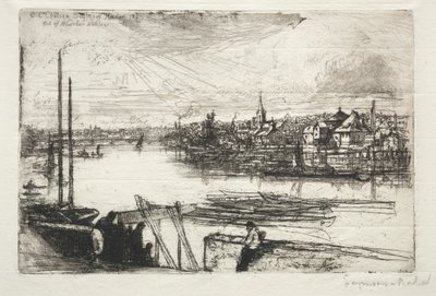 Battersea Reach, 1843 de Francis Seymour Haden