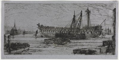 Desmantelamiento del Agamemnon de Francis Seymour Haden
