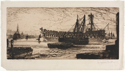 Desmantelamiento del Agamemnon de Francis Seymour Haden