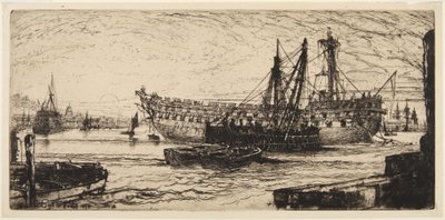 Desguace del «Agamemnon» de Francis Seymour Haden