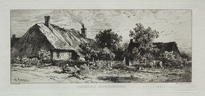 Cabañas de Borgoña de Francis Seymour Haden