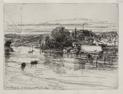 Puente de Cardigan de Francis Seymour Haden