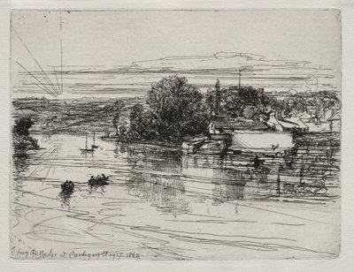 Puente de Cardigan de Francis Seymour Haden