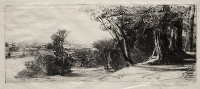 Madrugada, Parque Richmond de Francis Seymour Haden