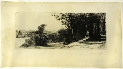 Madrugada, Parque Richmond de Francis Seymour Haden