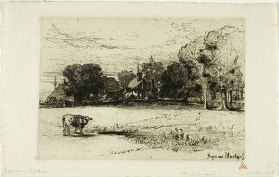 Casas rurales de Horsley de Francis Seymour Haden