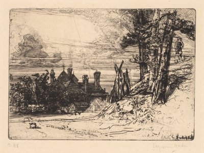 Casa de Horsley en Willesley, 1865 de Francis Seymour Haden