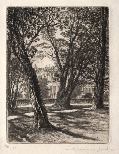 Jardines de Kensington (La placa pequeña) de Francis Seymour Haden