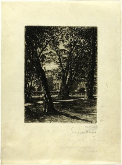 Jardines de Kensington, nº I (plato pequeño) de Francis Seymour Haden