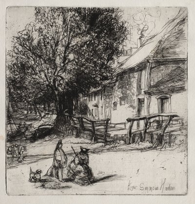 Kew Side de Francis Seymour Haden