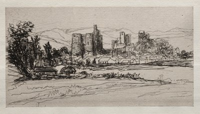 Castillo de Kidwelly de Francis Seymour Haden