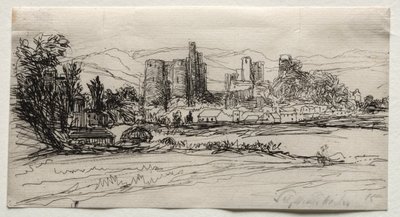 Castillo de Kidwelly de Francis Seymour Haden