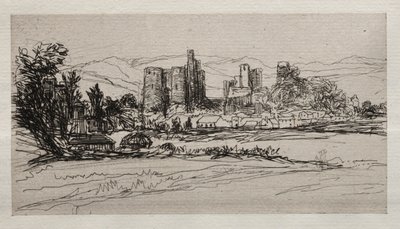 Castillo de Kidwelly de Francis Seymour Haden