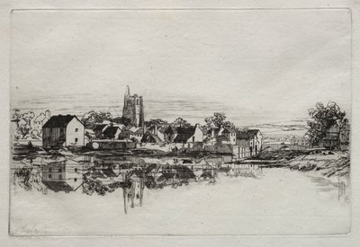 Ciudad de Kidwelly, 1859 de Francis Seymour Haden