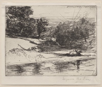 Newcastle en Emlyn de Francis Seymour Haden