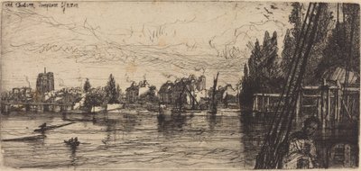 Viejo Chelsea (Vieja iglesia de Chelsea) de Francis Seymour Haden