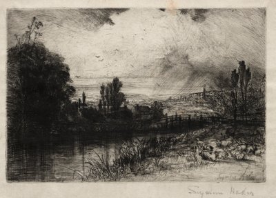 En el Test, 1859 de Francis Seymour Haden