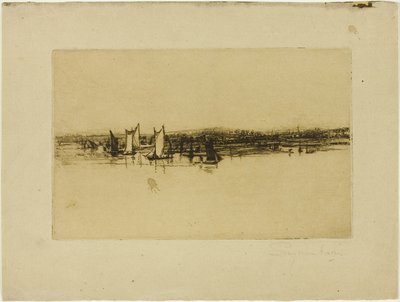 Frente a la Posada, Purfleet de Francis Seymour Haden