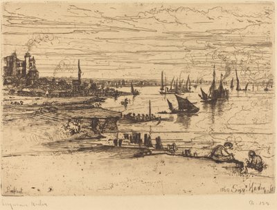 Frente a la Posada, Purfleet de Francis Seymour Haden