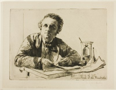 Retrato de Francis Seymour Haden, No. 2 de Francis Seymour Haden