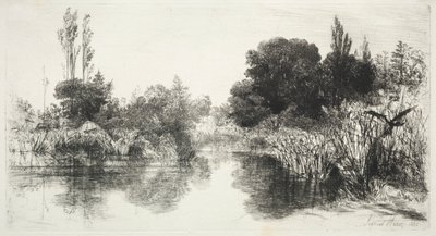 Estanque del molino de Francis Seymour Haden