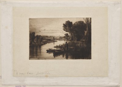 Pescador del Támesis de Francis Seymour Haden