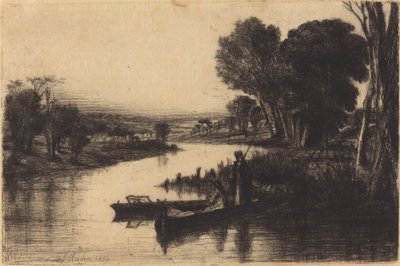 Pescadores del Támesis de Francis Seymour Haden