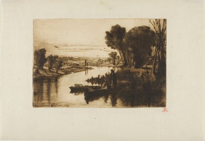 Pescadores del Támesis, No. I de Francis Seymour Haden
