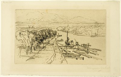 El Amstel, No. II de Francis Seymour Haden