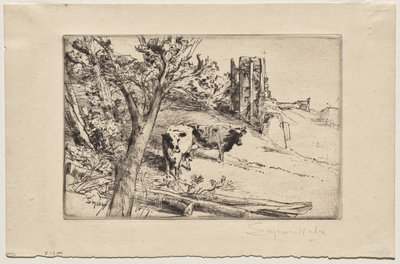 La torre del homenaje de Francis Seymour Haden