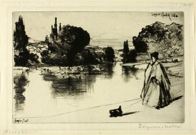 El camino de remolque de Francis Seymour Haden