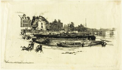 Casa de Whistler, Viejo Chelsea de Francis Seymour Haden