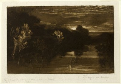 Canal de Winchelsea de Francis Seymour Haden